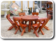 Nagy körasztal székekkel 02-1661